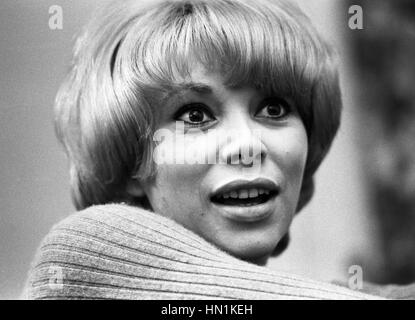 French actress Mireille Darc, photographed in 1969. Stock Photo