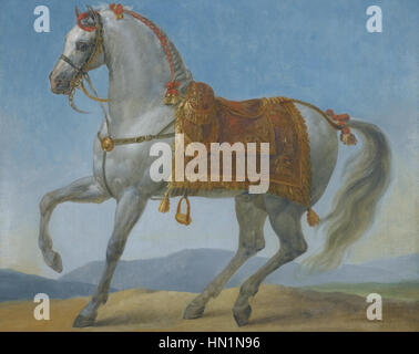 Marengo, Napoleon Bonaparte's Arab Stallion by Antoine-Jean, Baron Gros Stock Photo