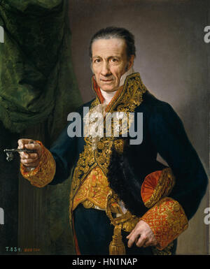 Luis Veldrof, aposentador mayor y conserje del Real Palacio (Museo del Prado) Stock Photo