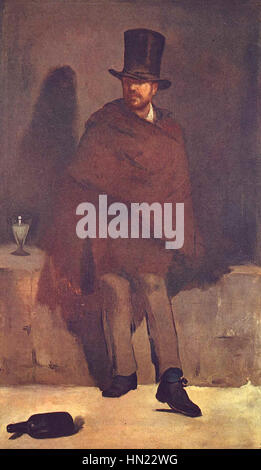 Manet, Edouard - The Absinthe Drinker Stock Photo