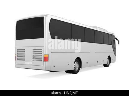 Coach Bus Isolated Stock Photo