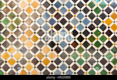 colorful tile mosaic background Stock Photo