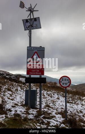 The Struggle, seen from the top of the KIrkstone Pass, near Ambleside, Lake District, Cumbria Stock Photo