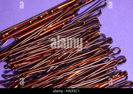 Metal ladies,womans hair clip accessory Stock Photo