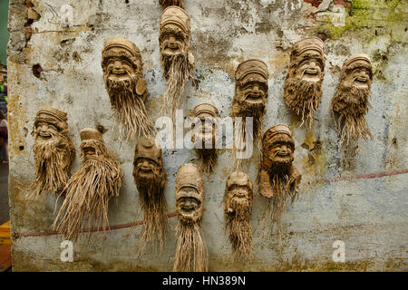 Masks for sale in Hoi An, Vietnam Stock Photo