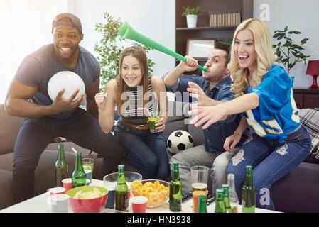Important gadgets during the match Stock Photo