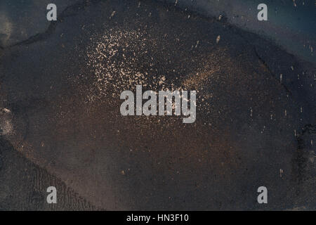 Old dark rusty metal texture. Stock Photo