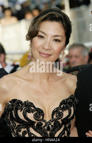 Michelle Yeoh arrives at the premiere for the film, 'Vengence' at the 62nd Cannes Film Festival on May 17, 2009 in Cannes, France. Photo by Francis Specker Stock Photo