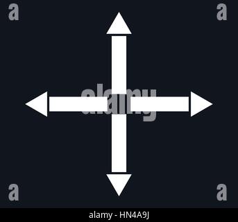 Expand icon Stock Vector