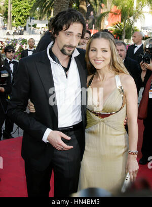 Adrien Brody and Elsa Pataky arrives at the Indiana Jones and The Kingdom of The Crystal Skull Premiere at the Palais des Festivals during the 61st International Cannes Film Festival on May 18 , 2008 in Cannes, France. Photo by Francis Specker Stock Photo