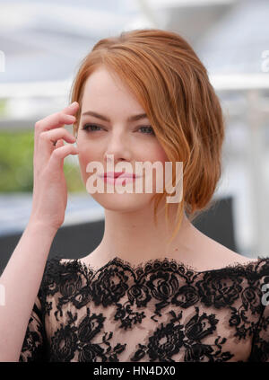 Emma Stone arrives at the photocall for the film, 'Irrational Man' at the 68th Cannes Film Festival on May 15, 2015 in Cannes, France.  Photo by Francis Specker Stock Photo