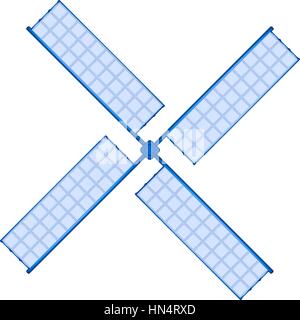 Windmill isolated on white background hand drawn sketch style ...