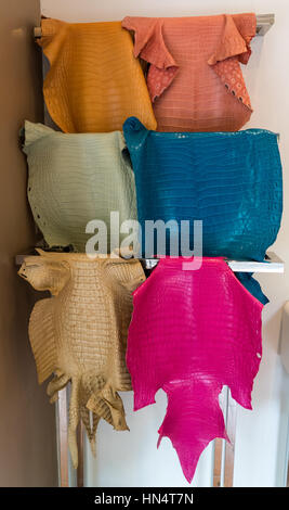 fragment crocodile leather Stock Photo