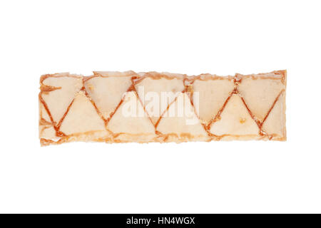 Sfogliatine, an Italian puff pastry, isolated on white background Stock Photo