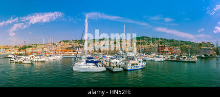 Marina Porto Antico Genova, Genoa, Italy. Stock Photo