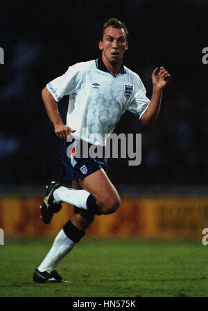 DAVID PLATT ENGLAND & BARI FC 22 October 1991 Stock Photo