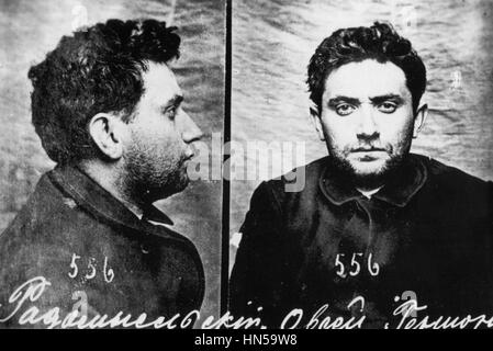 GRIGORY ZINOVIEV (1883-1936) Bolshevik revolutionary and Soviet Communist politician. Police photo after his arrest by the Okhrana in 1908. Photo: SIB Stock Photo