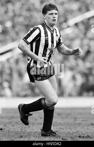 PAUL GASCOIGNE NEWCASTLE UNITED FC 12 April 1986 Stock Photo