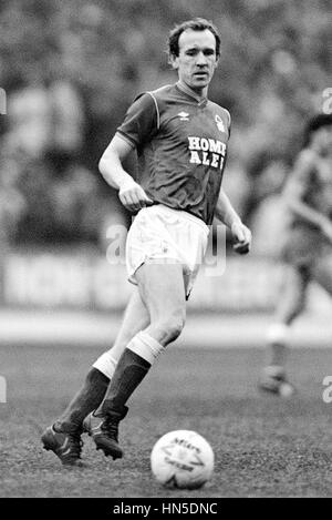 IAN BOWYER NOTTINGHAM FOREST FC 12 January 1987 Stock Photo Alamy