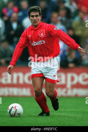 NIGEL CLOUGH NOTTINGHAM FOREST FC 02 September 1992 Stock Photo