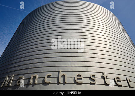 Manchester Metal Building Manchester University Place building nicknamed the Tin Can Stock Photo ...