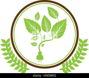 symbol leaves conservancy icon image, vector illustration Stock Vector