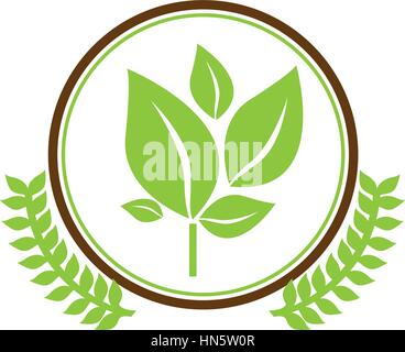 symbol leaves conservancy icon image, vector illustration Stock Vector