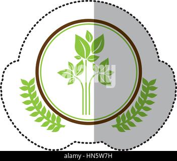 symbol leaves conservancy icon image, vector illustration Stock Vector