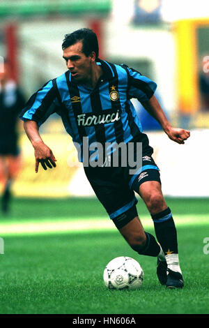 RUBEN SOSA INTER MILAN FC 28 September 1993 Stock Photo