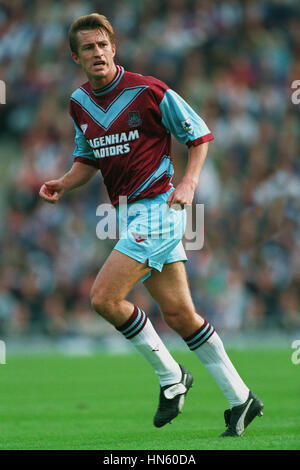 LEE CHAPMAN WEST HAM UNITED FC 19 September 1993 Stock Photo