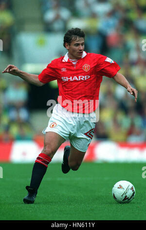 ANDREI KANCHELSKIS MANCHESTER UNITED FC 17 August 1993 Stock Photo
