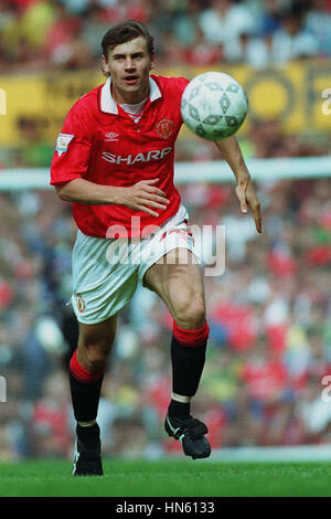 ANDREI KANCHELSKIS MANCHESTER UNITED FC 24 August 1993 Stock Photo