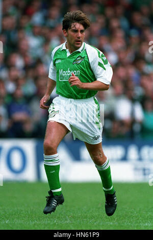 JOE TORTOLANO HIBERNIAN FC 02 August 1993 Stock Photo