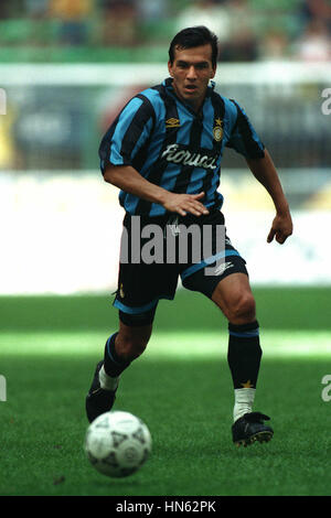 RUBEN SOSA INTER MILAN FC 28 September 1993 Stock Photo