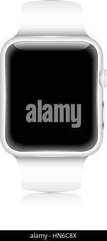 Vector Smartwatch Wearable Gadget. Realistic illustration. Stock Vector