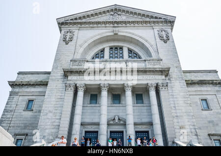 Montreal, Canada - July 25, 2014: Saint Joseph's Oratory of Mount Royal with people Stock Photo