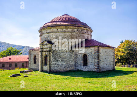 Xan masjid, Old Khan mosque, Sheki, Azerbaijan Stock Photo