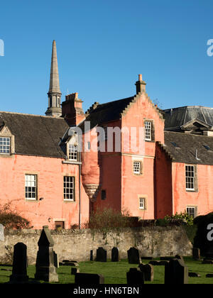 The Abbot House from the Abbey Churchyard Dunfermline Fife Scotland Stock Photo