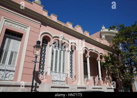 Houses, buildings, street scene, Ponce, Puerto Rico Stock Photo