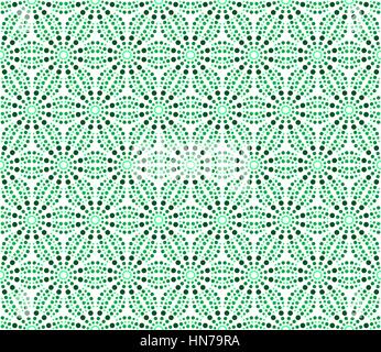 Repeating matrix pattern of circles like a starfish - seamless editable repeating vector background wallpaper Stock Vector