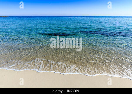 Junquidou beach, North Corsica, France Stock Photo