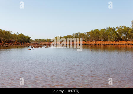 Ashburton River, Onslow, Pilbara, Western Australia. Stock Photo