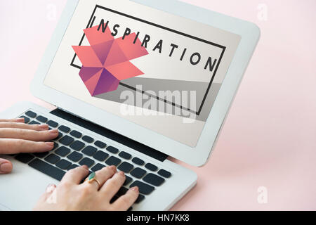 Creative Design Ideas Imagination Modern Concept Stock Photo