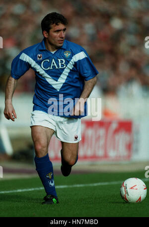 GHEORGHE HAGI BRESCIA FC 23 March 1994 Stock Photo