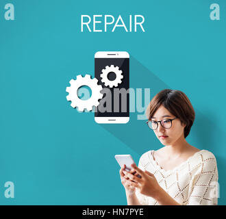 Technical Support Assistance Repair Concept Stock Photo