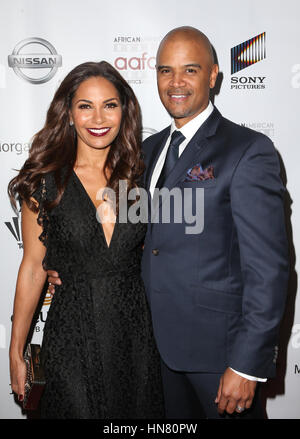 Los Angeles, California, USA. 08th Feb, 2017. Salli Richardson, Dondre Whitfield, at 8th Annual AAFCA Awards, at The Taglyan Complex in California on February 08, 2017. Credit: Faye Sadou/Media Punch/Alamy Live News Stock Photo