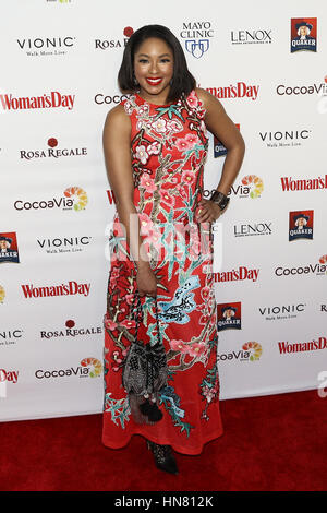 New York, USA. 7th February, 2017. Alicia Quarles attends the 14th Annual Woman's Day Red Dress Awards at Jazz at Lincoln Center, Frederick P. Rose Hall on February 7, 2017 in New York City. Credit: Debby Wong/Alamy Live News Stock Photo
