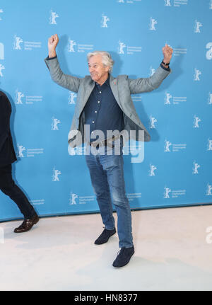 Berlin, Germany. 9th Feb, 2017. President of the jury for the 67th Berlinale International Film Festival, Dutch director Paul Verhoeven poses for photo in Berlin, capital of Germany, on Feb. 9, 2017. Credit: Shan Yuqi/Xinhua/Alamy Live News Stock Photo