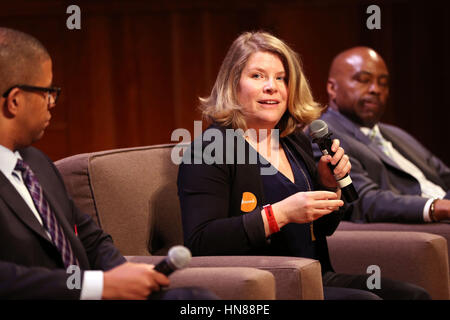 Los Angeles, CA, USA. 29th Feb, 2016. Seleta Reynolds, GM, LADOT, speaks during the Los Angeles Times' ''The Road Ahead'' California Conversation transit panel at the Mark Taper Auditorium on Monday, February 29, 2016 in Los Angeles, Calif. © 2016 Patrick T. Fallon Credit: Patrick Fallon/ZUMA Wire/Alamy Live News Stock Photo