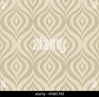 Abstact vector seamless pattern  Floral orienal geometric line texture  Stylish abstract ornamental background Stock Vector